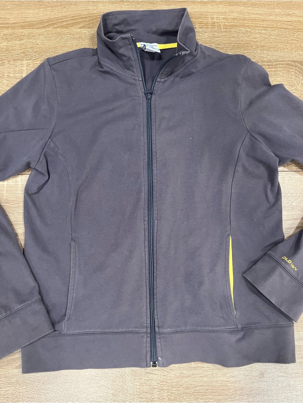 Vintage 2004 Old Navy Fall Collection Y2K Yellow Accent Full-Zip Jacket L
